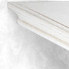 Wood Floating Beveled Corner Shelves (Set of 3) - White